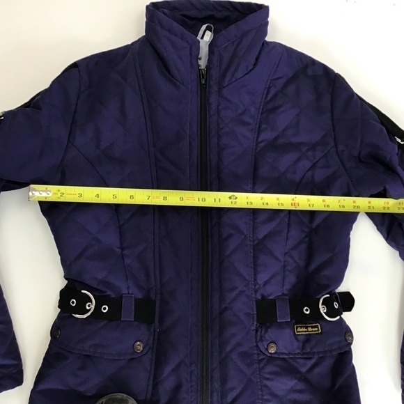 Golden Dress Blue Made in Germany  quilted equestrian barn jacket. Size medium. - Picture 10 of 13